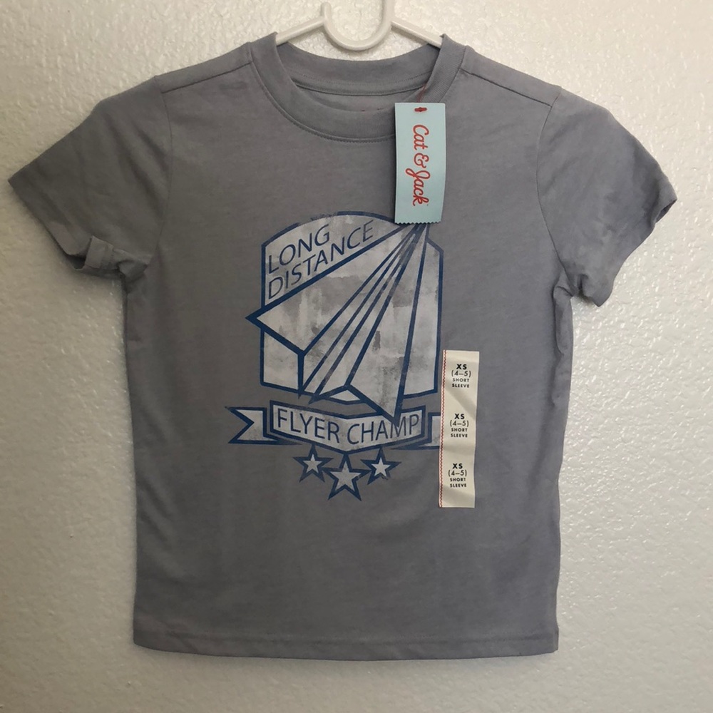 Cat & Jack Cool Paper plane Champ T-shirt